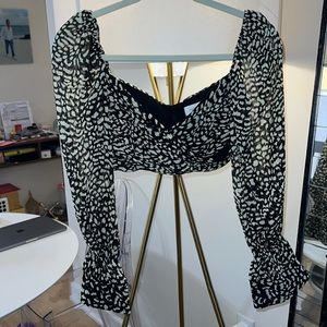 Alexis Printed Crop Top